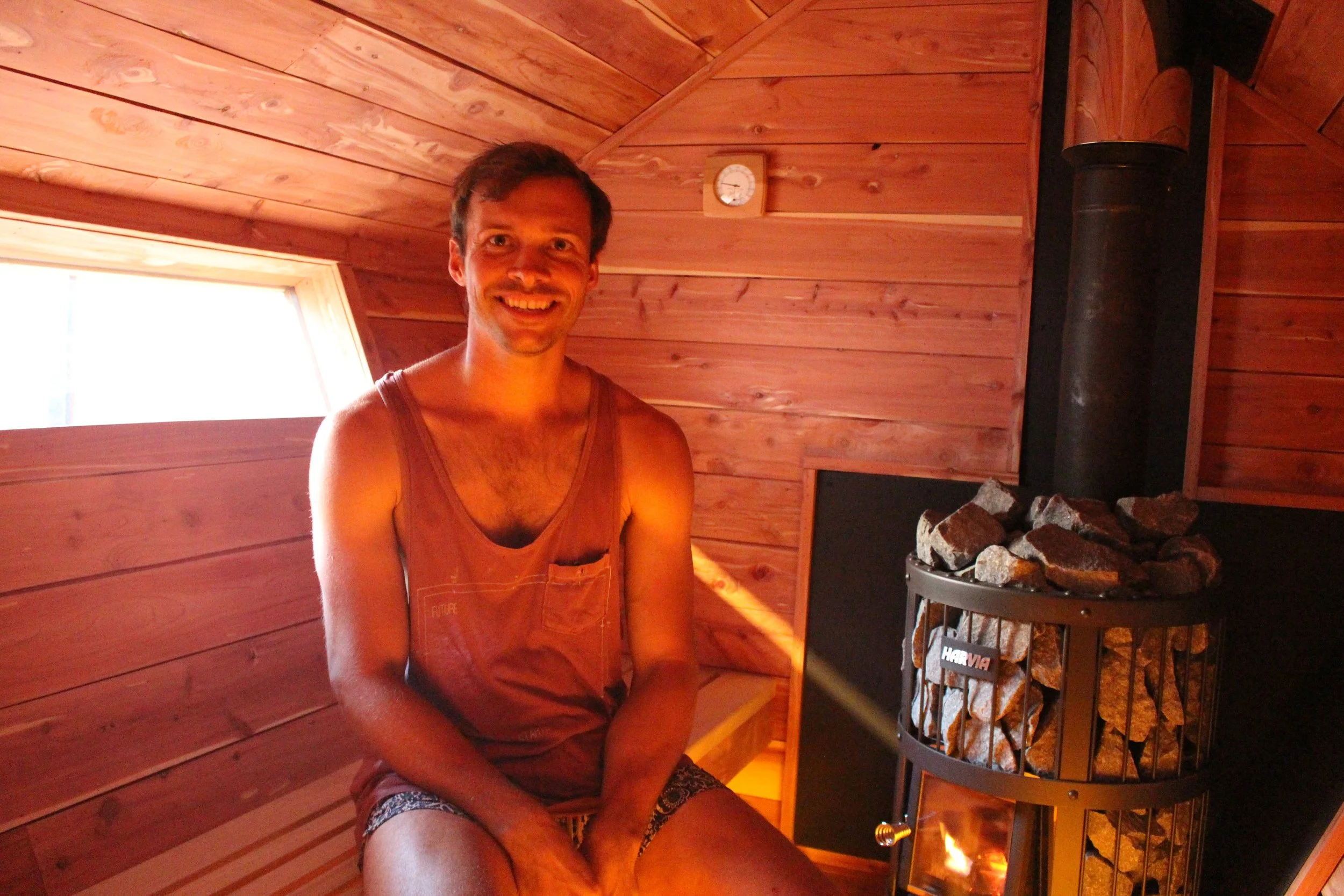 Third Space community bathhouse interior.