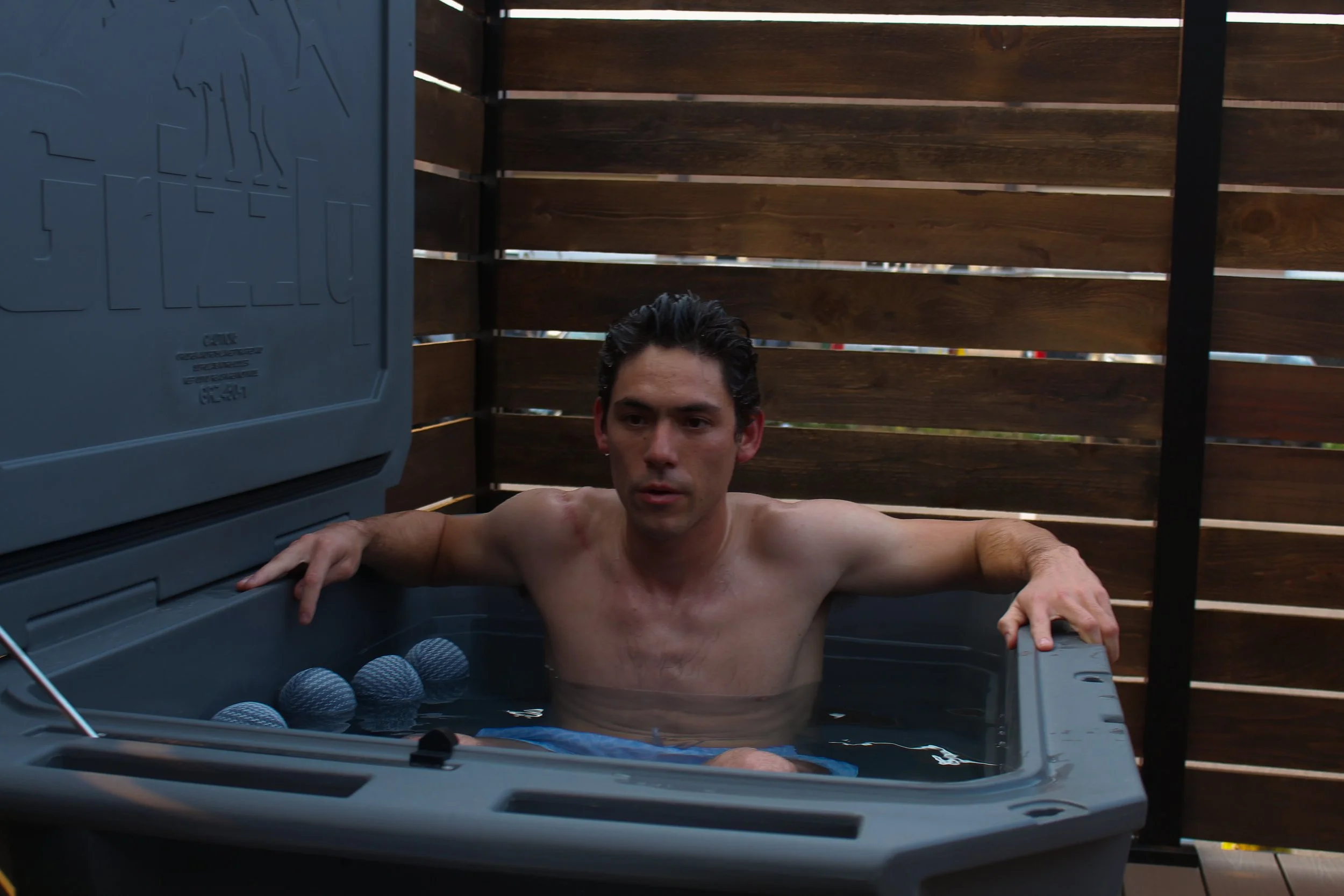 Third Space sauna and recovery space detail.