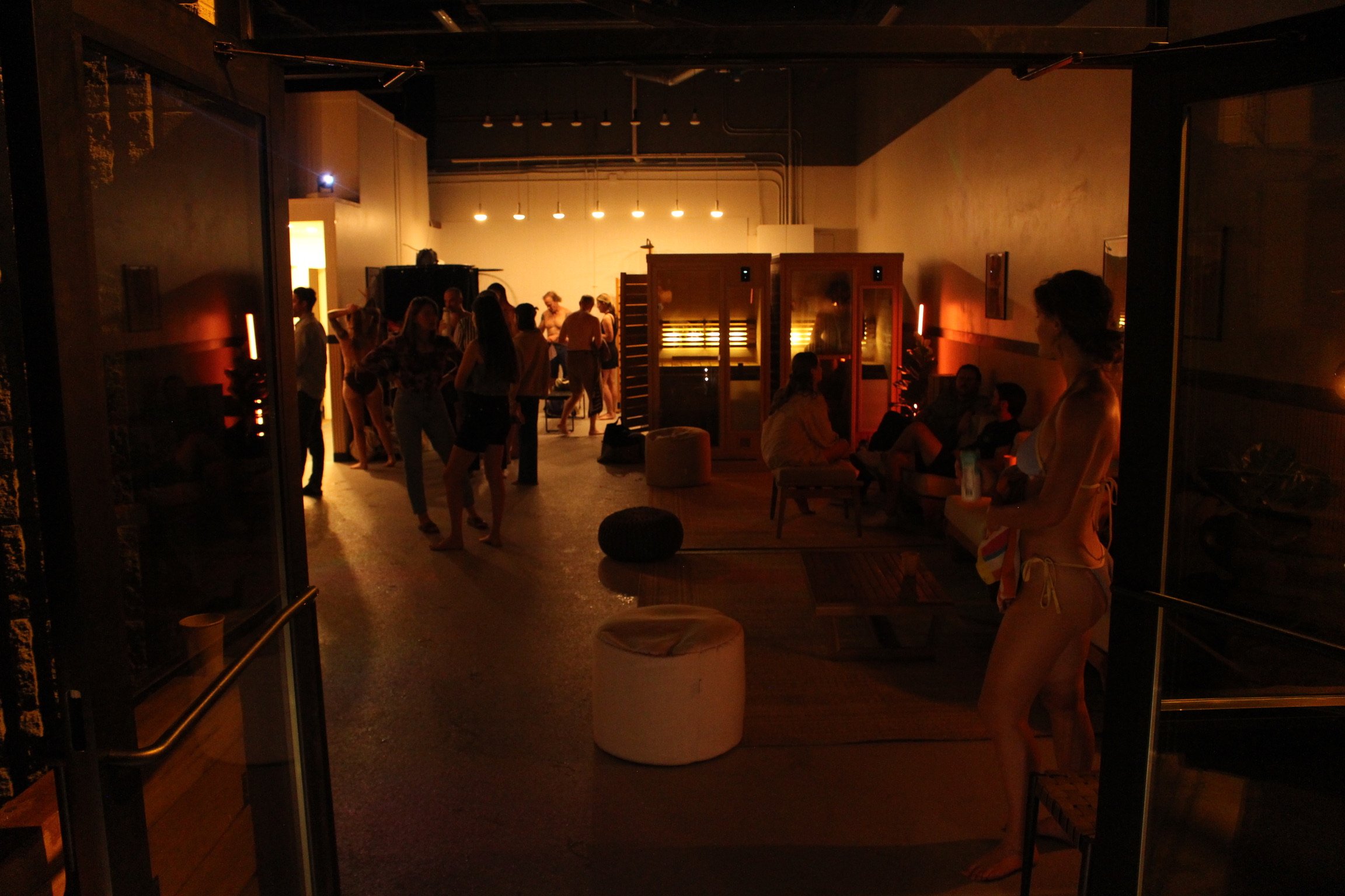 Third Space cold plunge and sauna session.